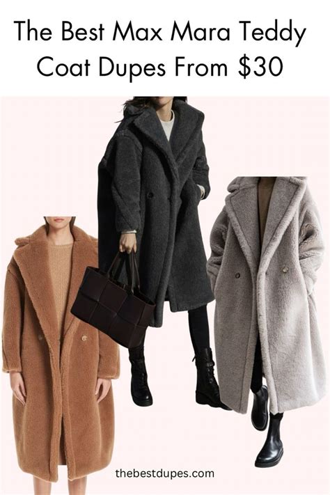 max mara teddy bear coat dupe